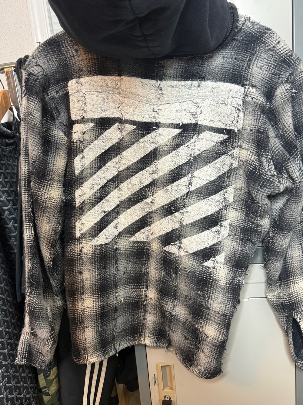 Off white flannel jacket
